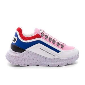 NWOT Revolve MSGM sz 9 chunky running lace up sneakers in white pi…​